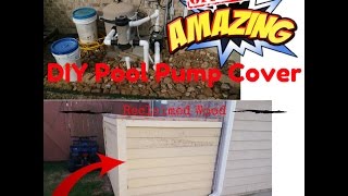 Pool pump cover made from reclaimed wood. chrisgagnondiy you can also
follow me on: https://www.instagram.com/chrisgagnondiy
https://www.facebook.com/chris.g...