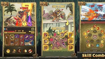 Dino Hero GO Gameplay (Android & iOS) | Idle Dinosaur RPG Adventure & Loot System