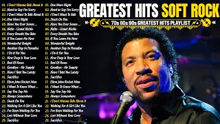 Lionel Richie, Rod Stewart, Phil Collins, Air Supply, Bee Gees, Lobo | Soft Rock Ballads 70s 80s 90s