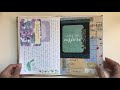 ASMR Junk journal flip through: Paper sounds, no talking