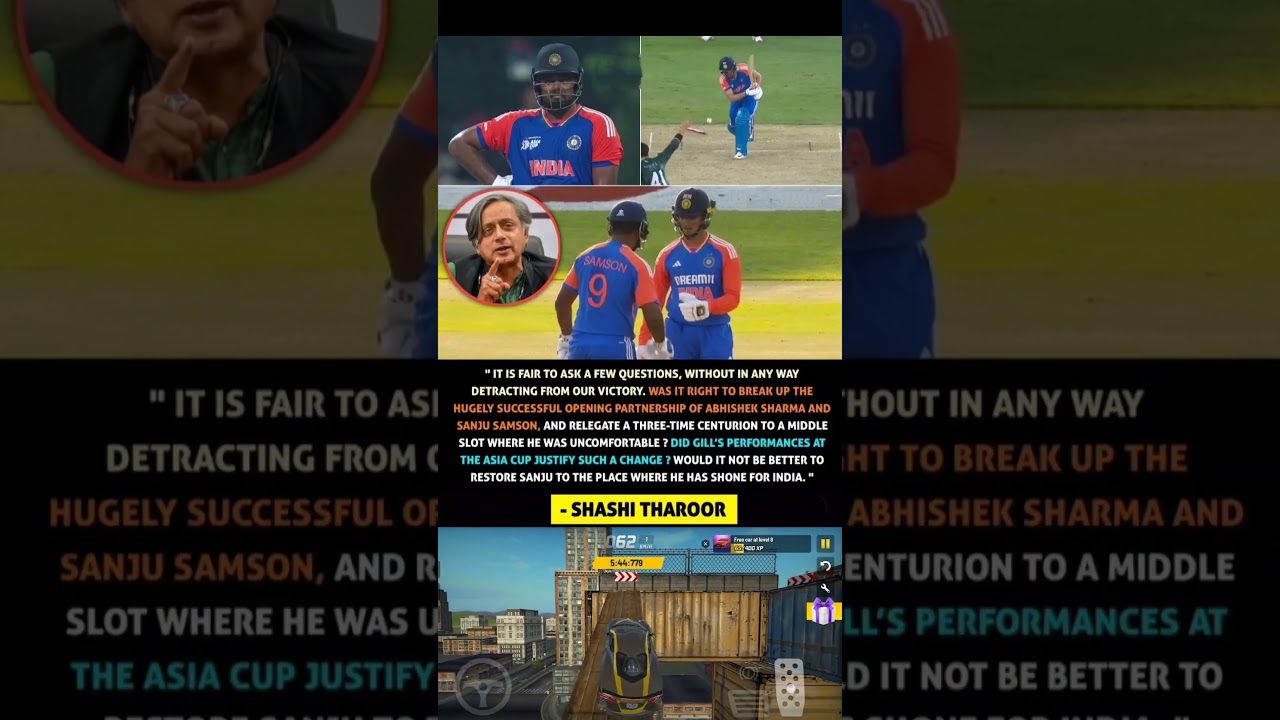 Shashi Tharoor Backs Sanju Samson As Opener