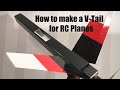 How to make a V-Tail for RC Planes (Experimental Airlines Style)