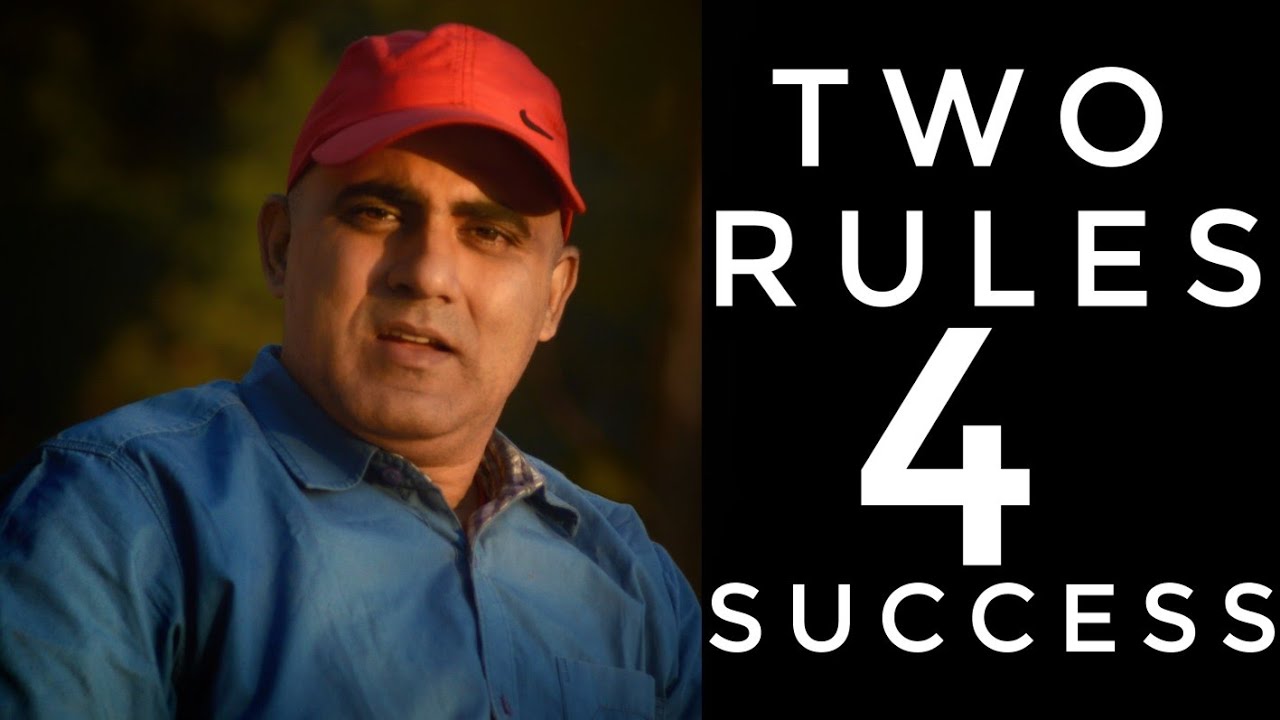 TWO RULES FOR SUCCESS  Ajay Sharma  Motivational Video  In Hindi