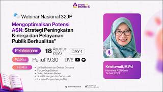 H1: Webinar Optimalkan Potensi ASN - Strategi Peningkatan Kinerja dan Pelayanan Publik Berkualitas