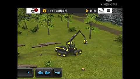 Farming Simulator 16.  Tree Cutting From.2 machine #Short