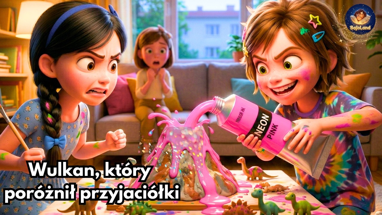 Wulkan, który doprowadził do kłótni przyjaciółek. Audiobook dla dzieci. Bajaland bajki na dobranoc