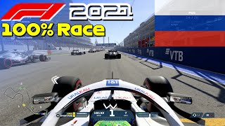F1 2021 - Let's Score Points With Mick #15: 100% Race Sochi