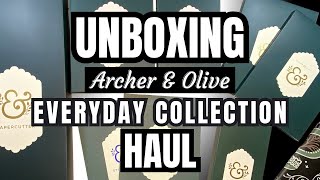 Unboxing Archer & Olive Everyday Collection Haul | New Sizes and Accessories