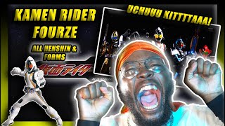 KAMEN RIDER FOURZE - All Switches, Foodroids, Forms and Finisher | Reaction Video | #tokusatsu