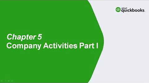 Chapter 5 Company Activities