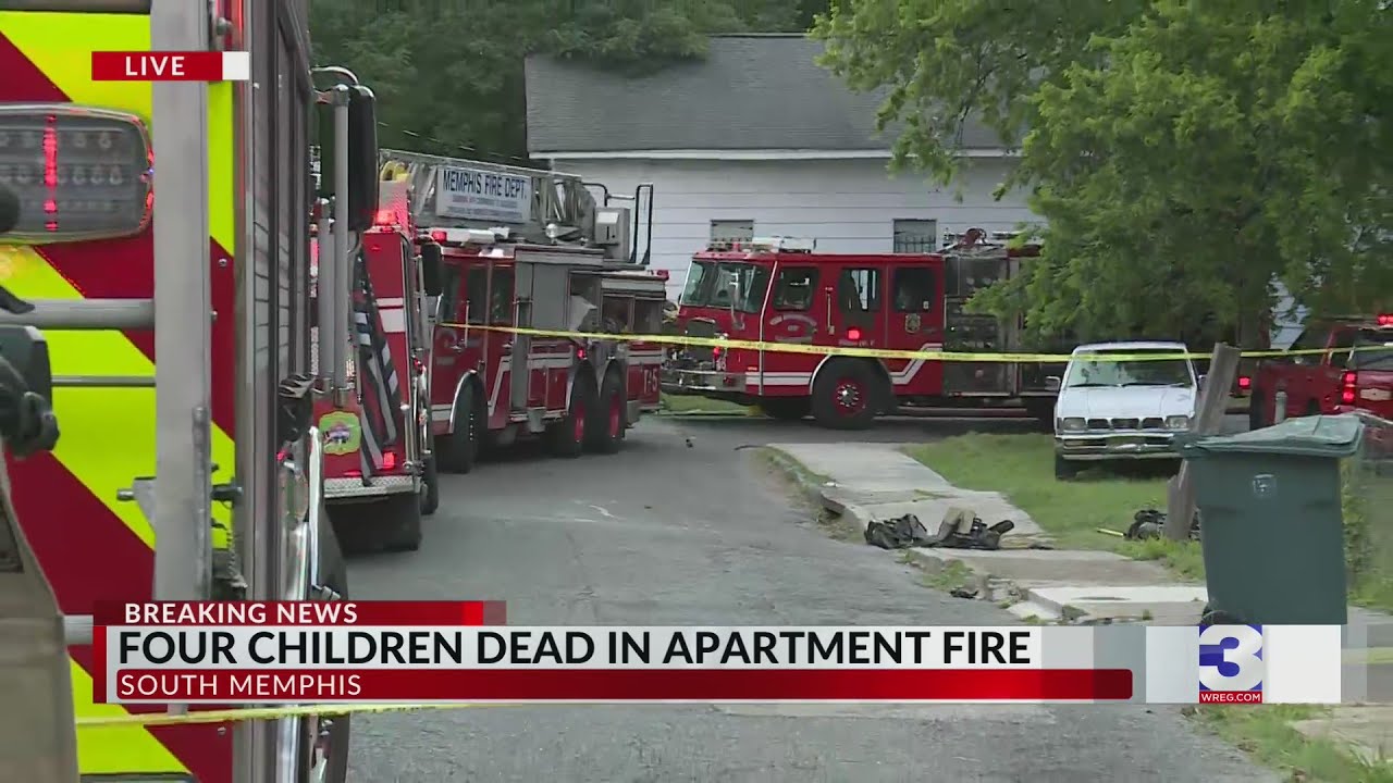 Four children dead in South Memphis fire YouTube