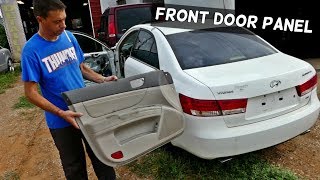 HOW TO REMOVE FRONT DOOR PANEL ON HYUNDAI SONATA