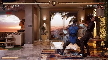 Sub-Zero W/Jax Kameo Combo - Mortal Kombat 1 Beta