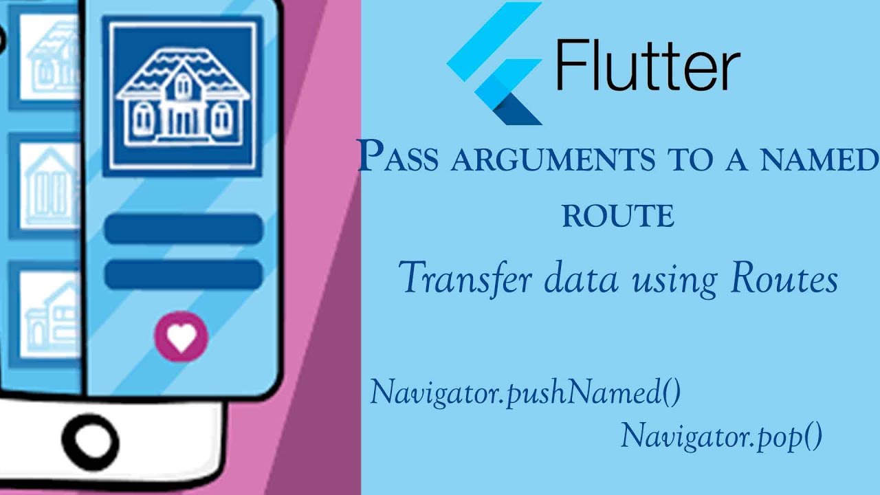 toespraak Atletisch marketing Flutter - Pass Multiple Data To New Page Using Named Route | Named Route  With Parameter | Dart - YouTube