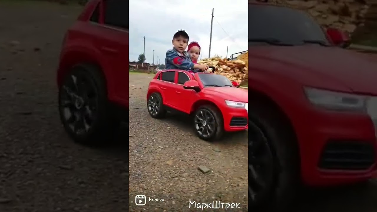 Обгоняя иномарку везу девочку