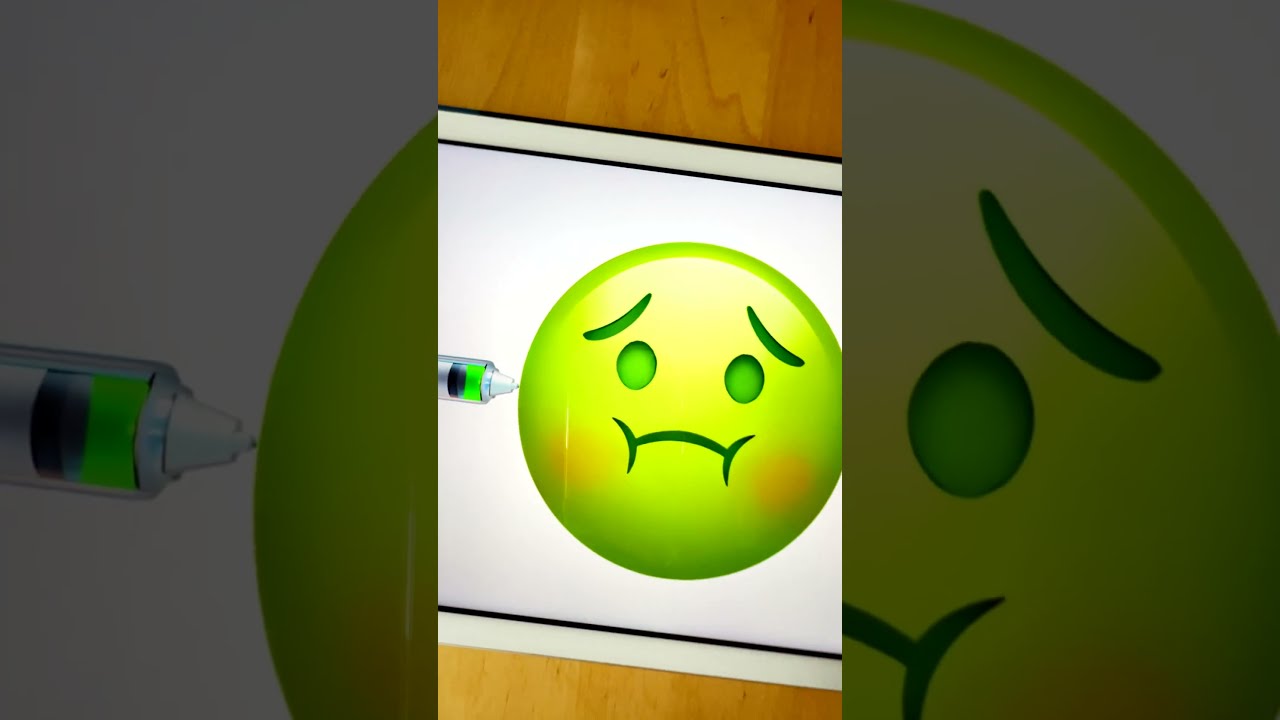  Transformation Nauseated Face Emoji Creative Procreate