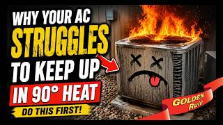 Why Your AC Struggles to Keep Up in 90° Heat