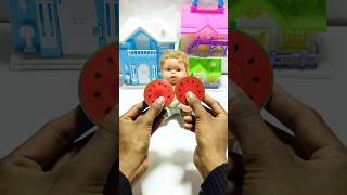 ASMR Unboxing Miniature Boys Unboxing With watermelon Kitchen Set Toys Videos ASMR