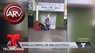 Travestis se enfrentan a los puños en discoteca | Al Rojo Vivo | Telemundo
