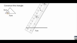 Constructing triangles SAS