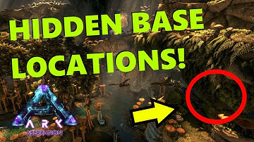 ARK - TOP 5 HIDDEN BASE LOCATIONS! (ABERRATION)