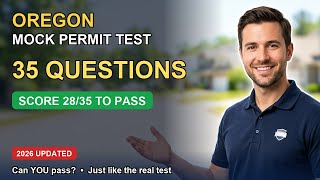 Oregon DMV Mock Test 2026 — 35 Questions, Just Like the Real Exam (Can You Pass?)