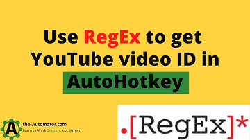 How to use RegEx to grab a Unique YouTube ID from a long URL