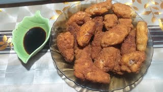 Куриные крылья в хрустящей обсыпке.(crispy chicken wings.)