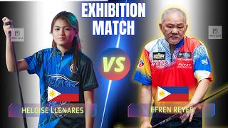 𝐄𝐅𝐑𝐄𝐍 𝐑𝐄𝐘𝐄𝐒 𝐕𝐒 𝐇𝐄𝐋𝐎𝐈𝐒𝐄 𝐋𝐋𝐄𝐍𝐀𝐑𝐄𝐒 | 𝐄𝐗𝐇𝐈𝐁𝐈𝐓𝐈𝐎𝐍 𝐆𝐀𝐌𝐄 #thegoat #legends #billiards #efrenreyes  #pool screenshot 3