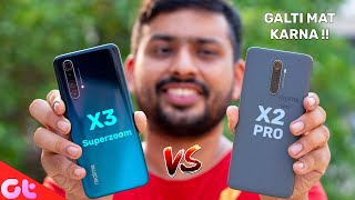 Realme X2 Pro vs Realme X3 Superzoom Full Comparison | GALTI MAT KARNA | GT Hindi