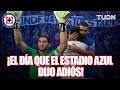 ¡LEGENDARIO! 🏟🚂 La DESPEDIDA de Cruz Azul del Estadio Azul | TUDN