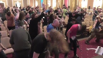 PYCON UK 2019 - End of conference dance!