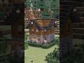 Minecraft Easy Spruce House 🏠 For Build and No Music #shorts #minecraft