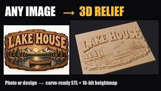 Turn Any Photo or Design Into a 3D Relief (STL + Heightmap) screenshot 4