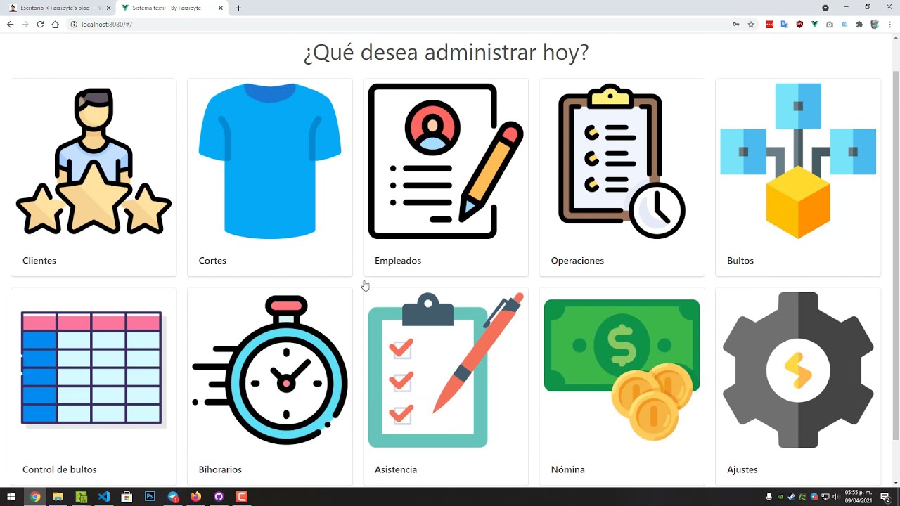 Software web para control de maquiladoras - Parzibyte's blog