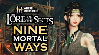 Famous Where Winds Meet's The Lore of the Sects - Nine Mortal Ways Profile
