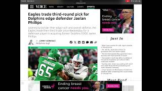 Dolphin Trade Jaelan Phillips!!!! #nfl