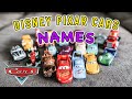 Names Of Disney Pixar CARS Characters Toy Version Lightning McQueen Tow Mater