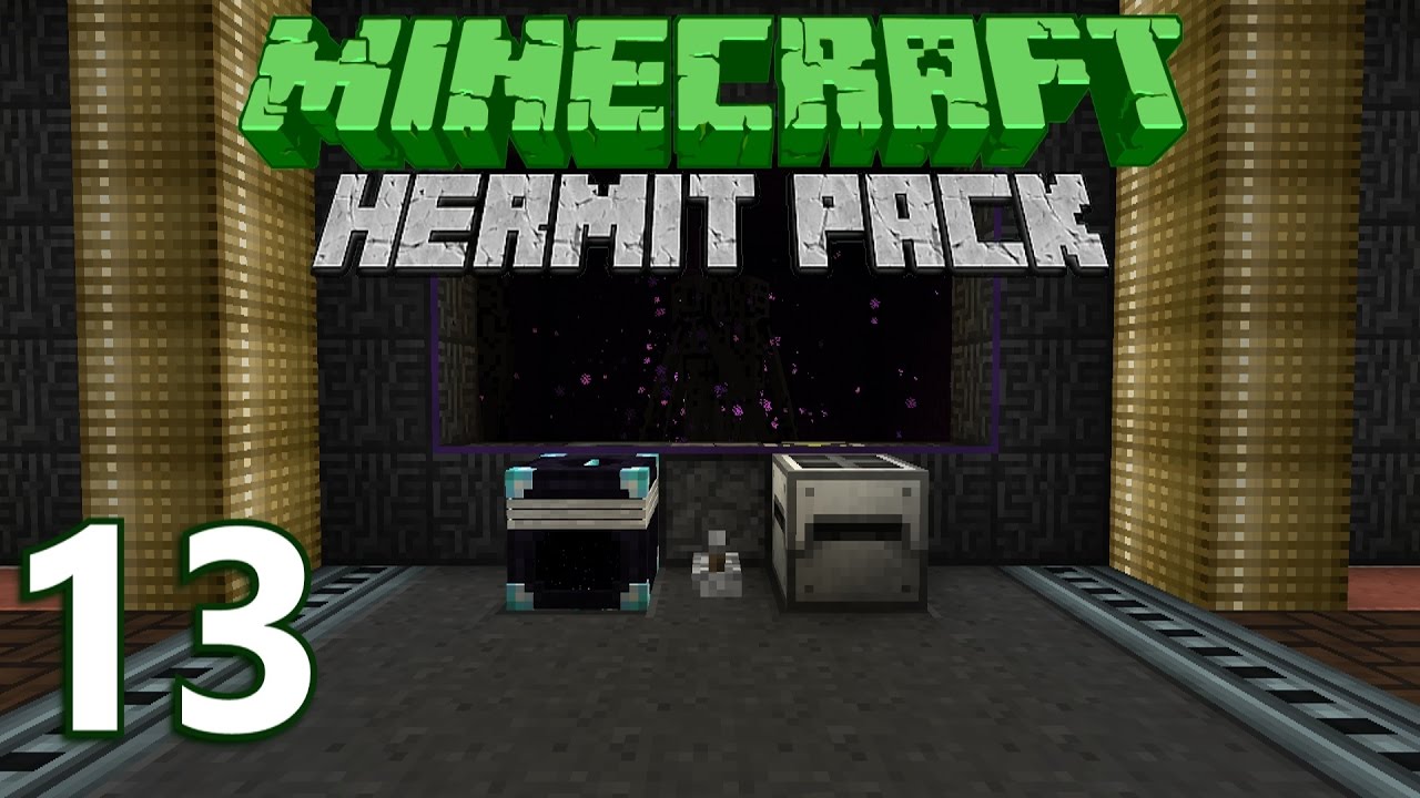 Minecraft FTB Hermit Pack Ep. 13- Automatic Enderman Farm!