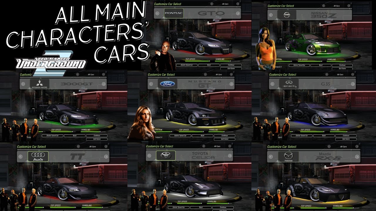 Nfs Underground 2 Car List