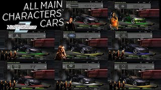 Making all main characters' cars in Need for Speed Underground 2