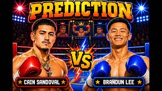Cain Sandoval vs Brandun Lee Prediction