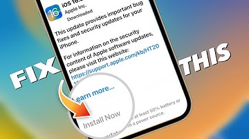 How to Fix Install Now Button Grayed-out on iOS 16 Update