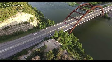 A fun flyby of the 360 Bridge overlook - OverAustin.com