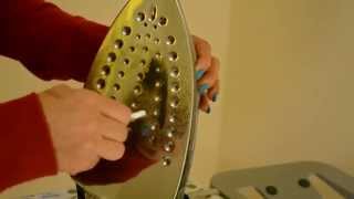 Our iron got ruined and it was an attempt to save before getting a new
one. ps: people...if this method doesn't work for you, you might be
doing something...