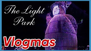 We went to the Drive Thru Christmas Lights at The Light Park | Vlogmas