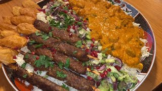 Ramadan  Iftar  Platter (Adana Kebab / Butter Chicken)