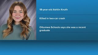 Ottumwa teen killed in crash hours after graduating high school