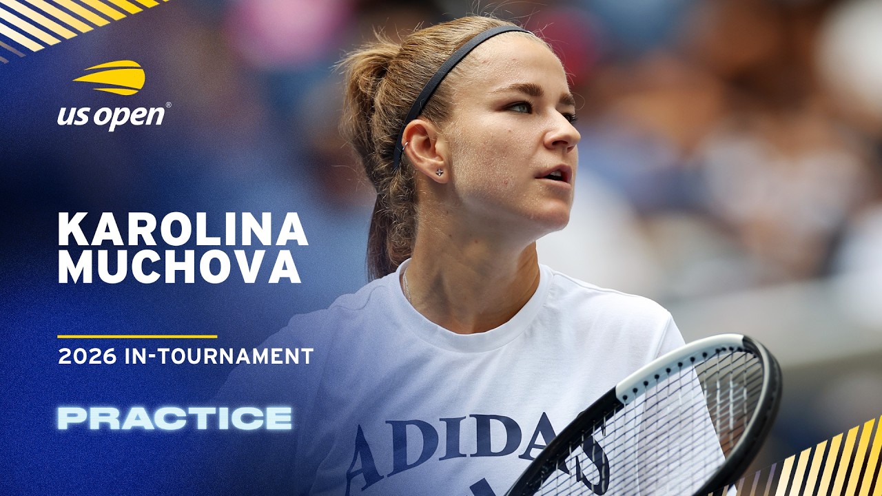 LIVE | Karolina Muchova | Practice Session | 2026 US Open