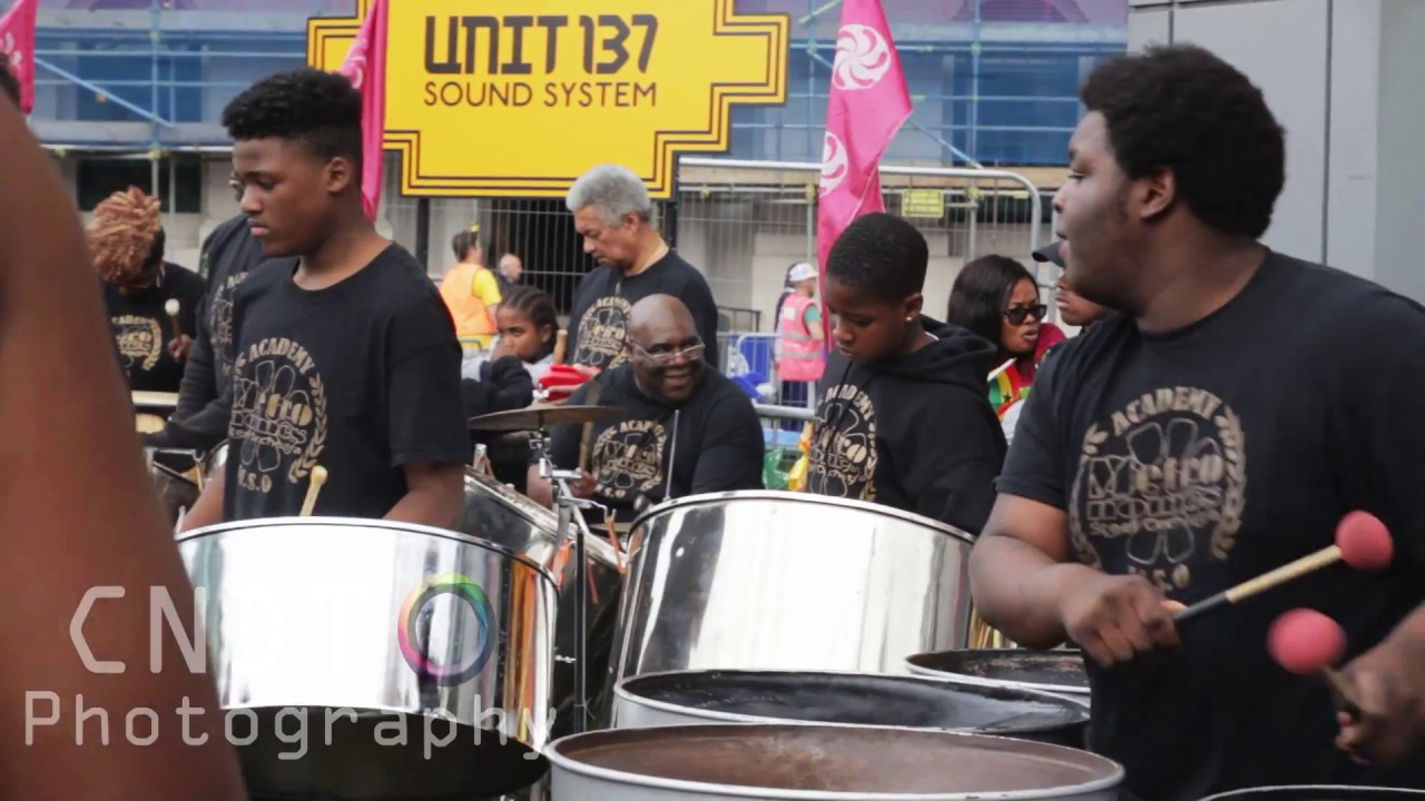 Metronomes Steel Orchestra MSO Woolwich Carnival 2017 filmed by 
